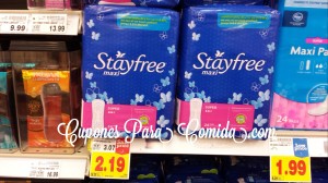 Stayfree Maxi Pads