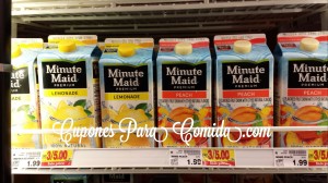Minute Maid Fruit Drinks or Lemonades a 