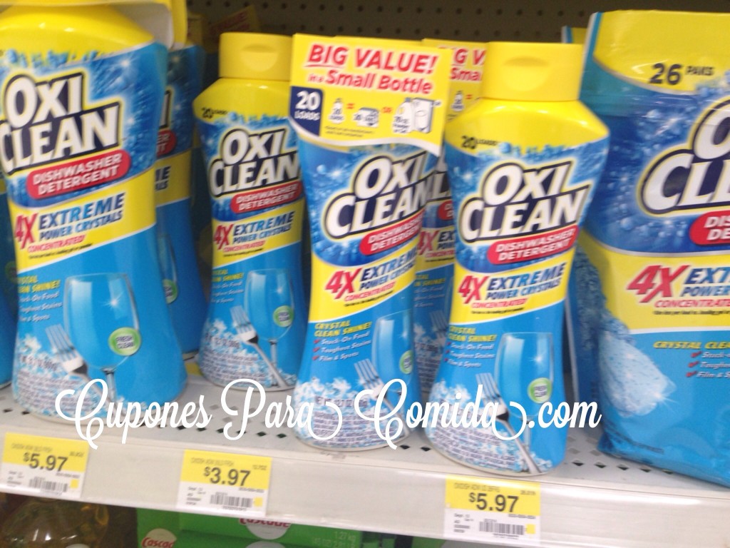 OxiClean dishwaher detergent