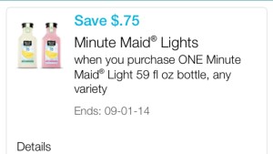  Minute Maid Light Juice