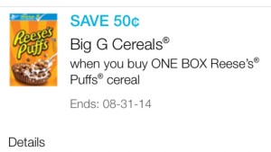 Puffs cereal