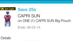 Capri Sun Big Pouch