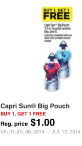 capri sun big pouch