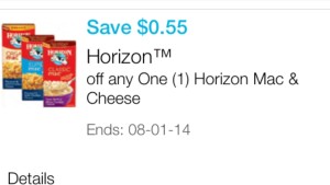 Horizon mac & cheese
