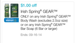 irish spring gear cupon