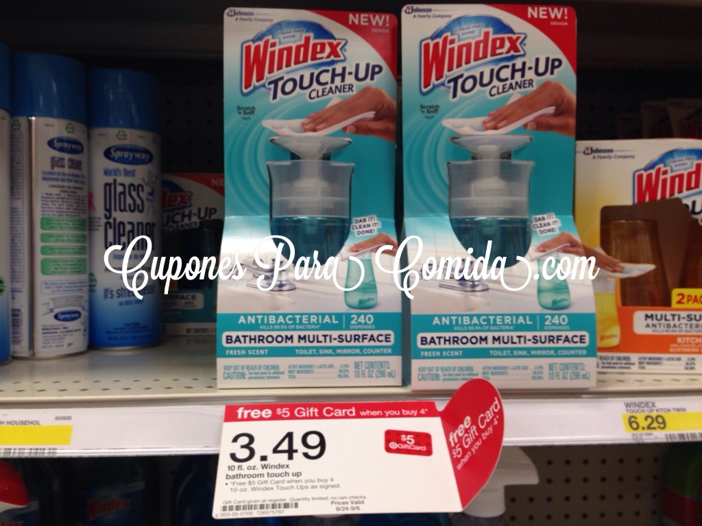 Windex Touch up target