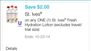St. Ives Lotion