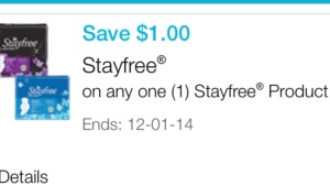 Stayfree cupon