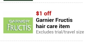 garnier shampoo target cupon