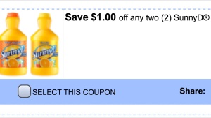 sunny D products coupon