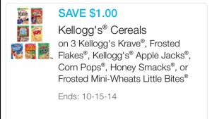 Kellogg's frosted flakes cereal