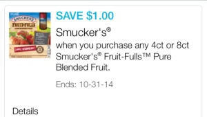 smucker's frui-fulls cupon