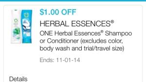 herbal essences shampoo cupon