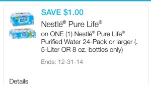 Nestle’s Pure Life Water 