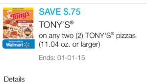 tony's pizzas cupon