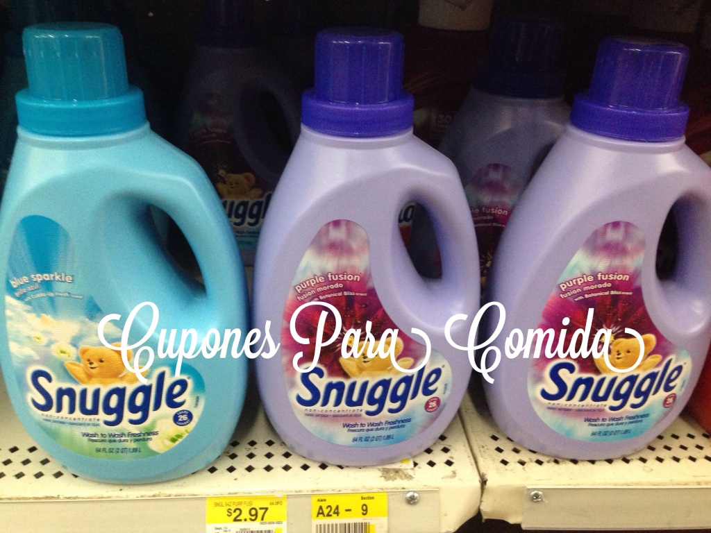 Snuggle Purple fusion Liquid Fabric Softener, 64 fl oz $2.97 - Walmart [10/12/14]P