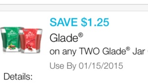 glade cupon