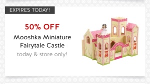 Mooshka Miniature Fairytale Castle cartwheel