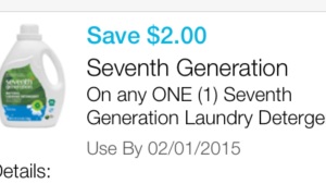 Seventh Generation Laundry Detergent 