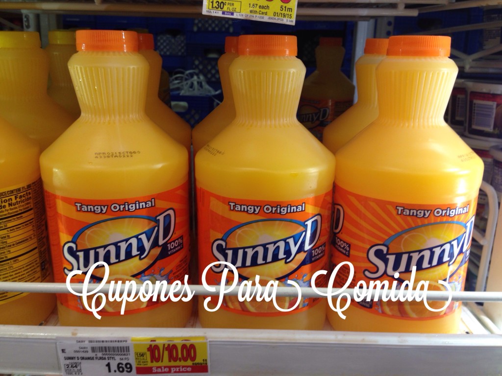 Sunny D Orange Juicd 01/07/15