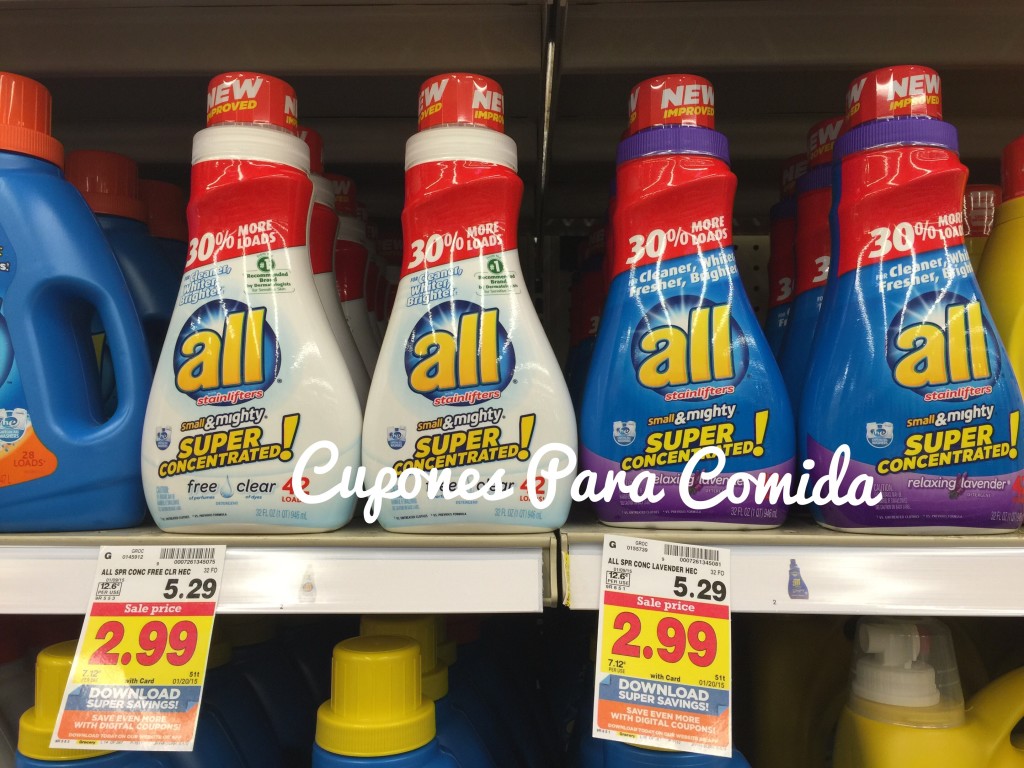 All Small & Mighty detergent Kroger 01/14/15