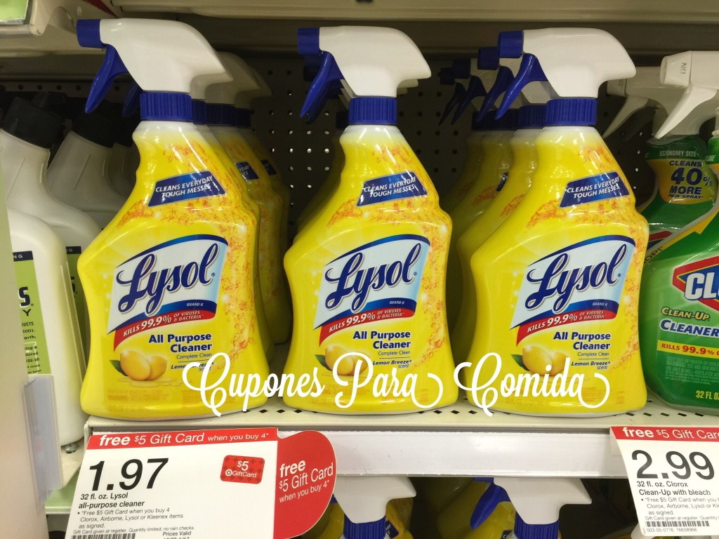 Lysol All Purpose Cleaner Target 01/14/15