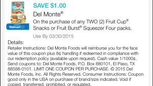Del Monte Fruit Cups Snacks 