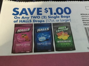 Halls Coughs Drop