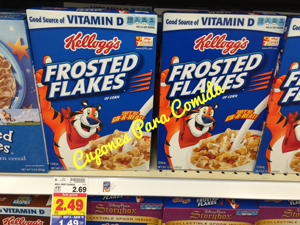 Kellogg's Frosted Flakes Cereal 3/15/15