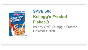 Kellogg's frosted cupon 4/19/15
