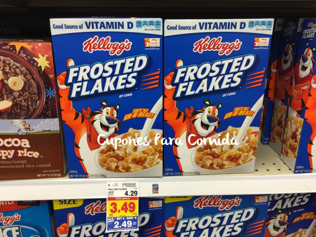 Kellogg's Frosted Flakes cereal 4/22/15