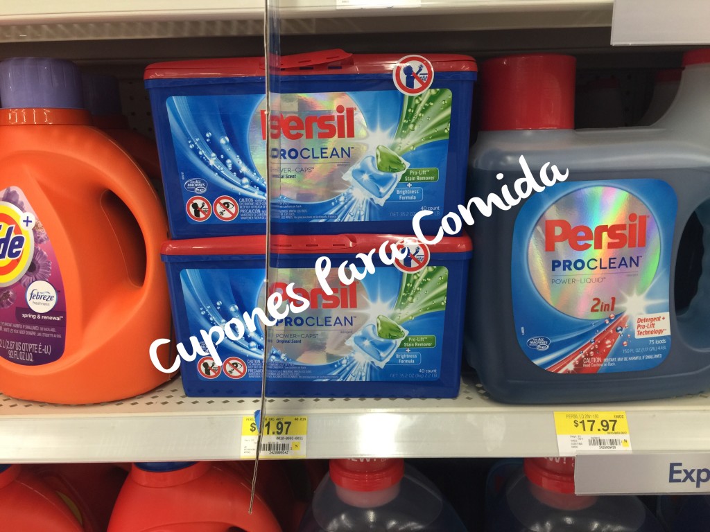 Persil ProClean Power-Caps Laundry Detergents 40 ct 5/22/15