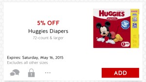 huggies diapers cartwheel 5/4/15