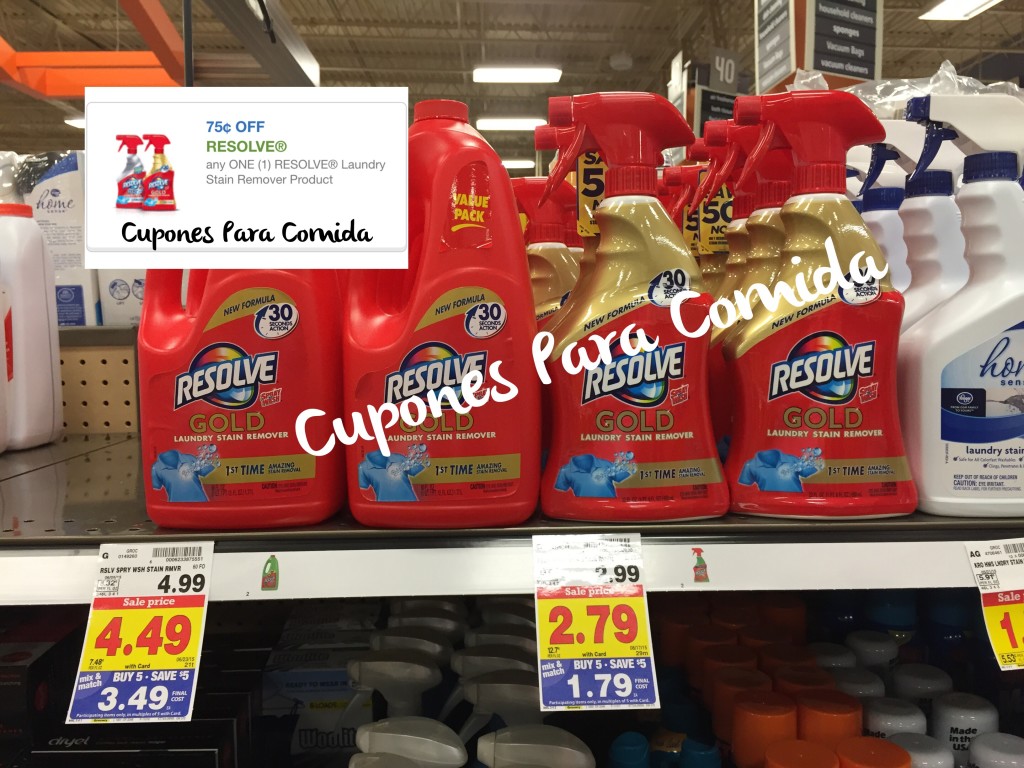 Resolve Laundry Stain Remover 6/11/15