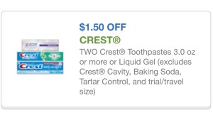 crest toothpaste cupon 6/11/15