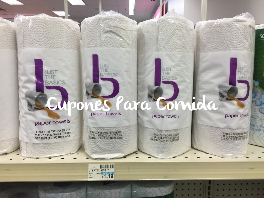 Just The Basics Paper Towels Single roll 7/8/15
