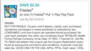 Friskies Pull ’n Play Pack 
