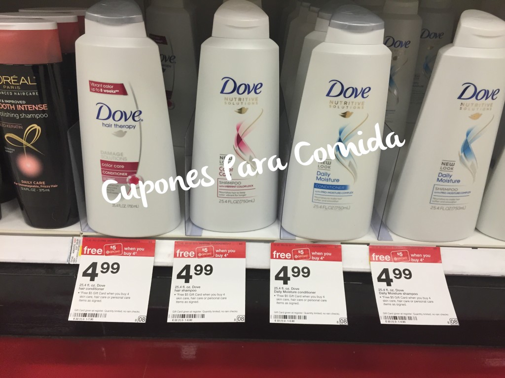 dove shampoo 8/2/15
