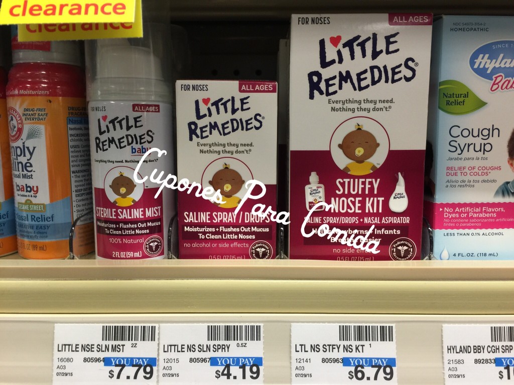 Little Remedies For Noses Saline 8/20/15