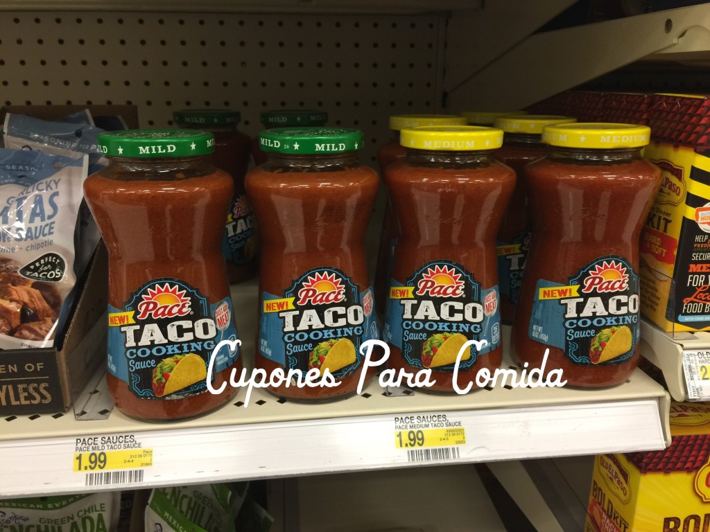 Pace Taco Cooking Sauce 8/21/15