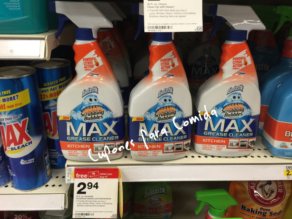 Scrubbing Bubbles MAX Grease Cleaner 8/30/15