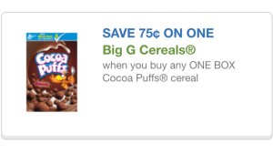 cocoa puffs cereal 8/31/15