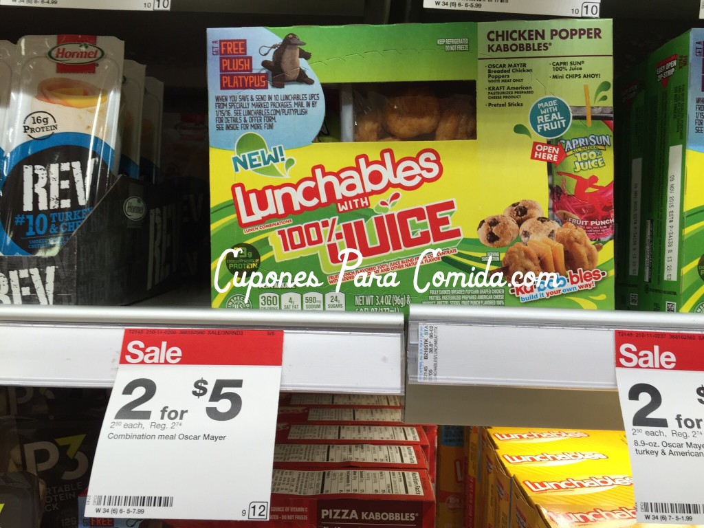 Lunchables Lunch combination 9/6/15
