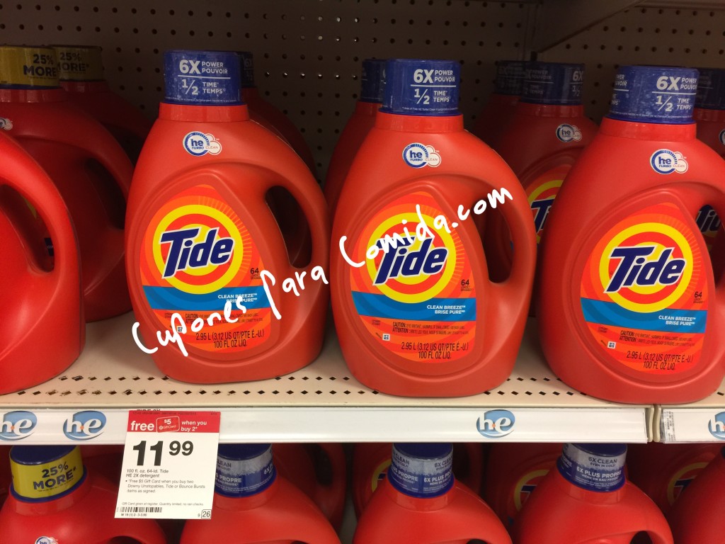 tide liquid detergent 9/18/15