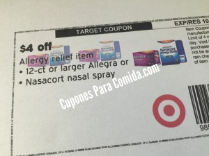 allergy target cupon 9/20/15