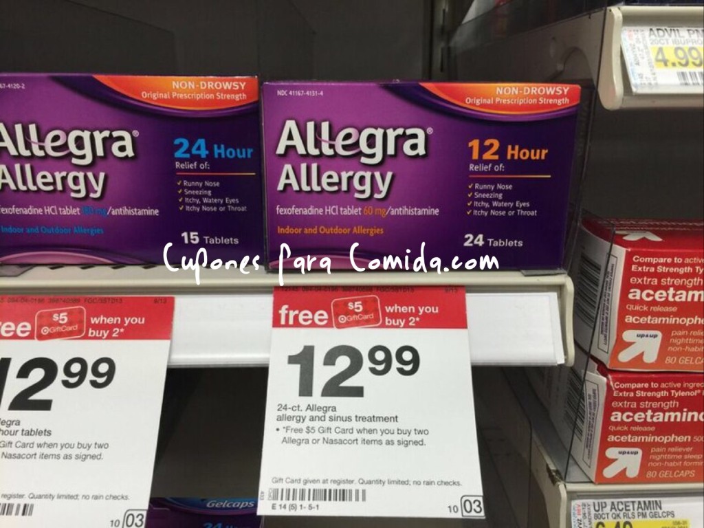 Allegra Allergy 9/20/15