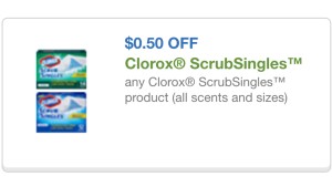 clorox scrubsingles coupon 9/13/15