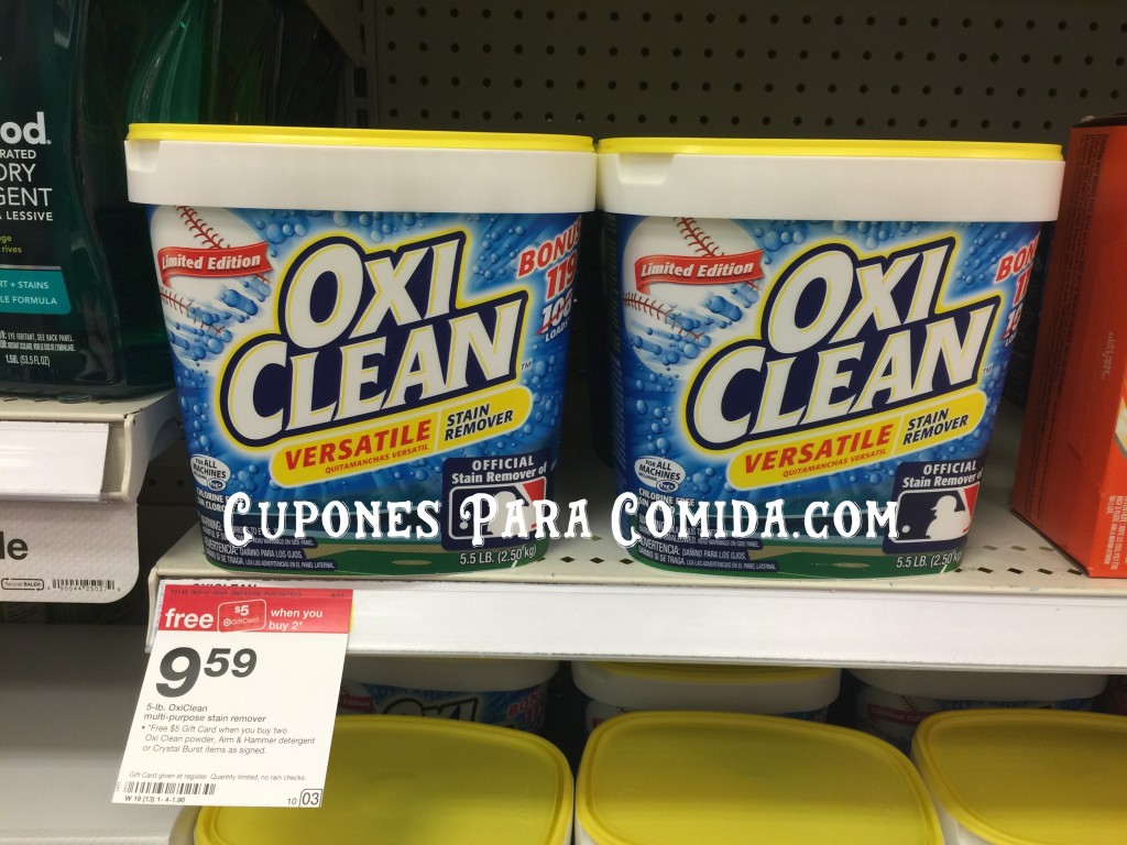 OxiClean Versatile Stain Remover 9/15/15
