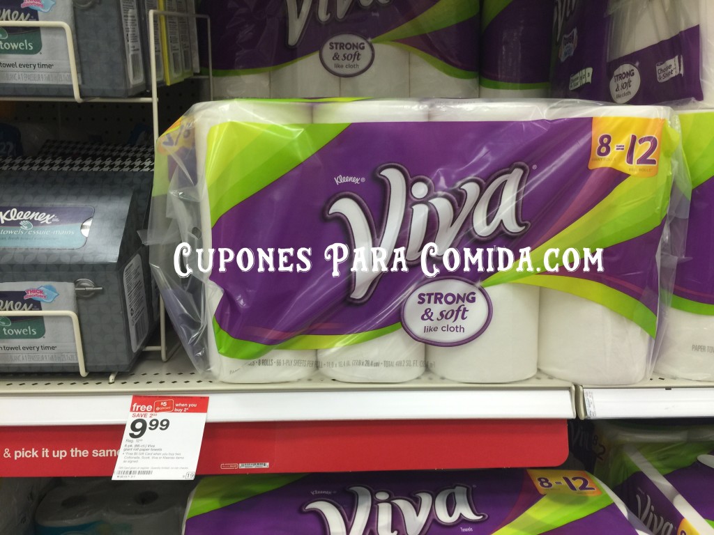Viva Paper Towels 8 pk 9/15/15
