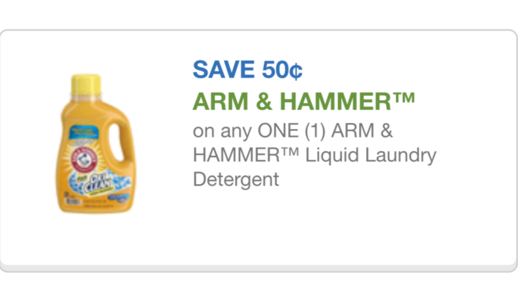 arm & Hammer coupon 9/28/15
